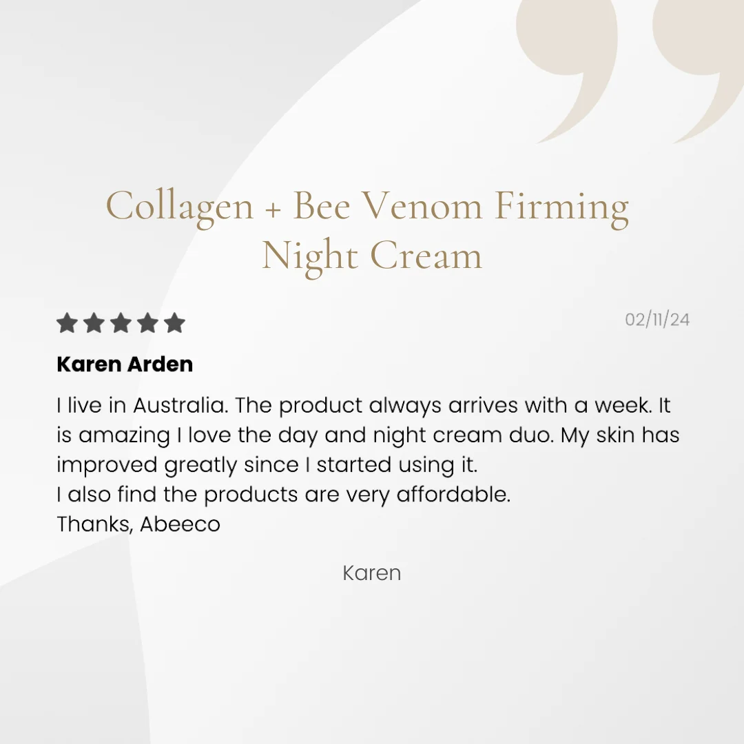 Collagen + Bee Venom Firming Night Cream - Image 3